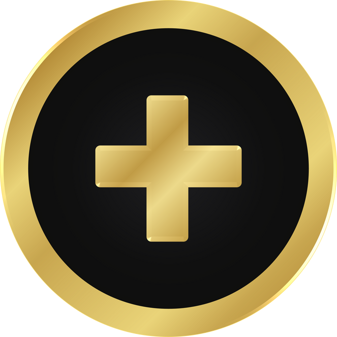 Gold Add Icon